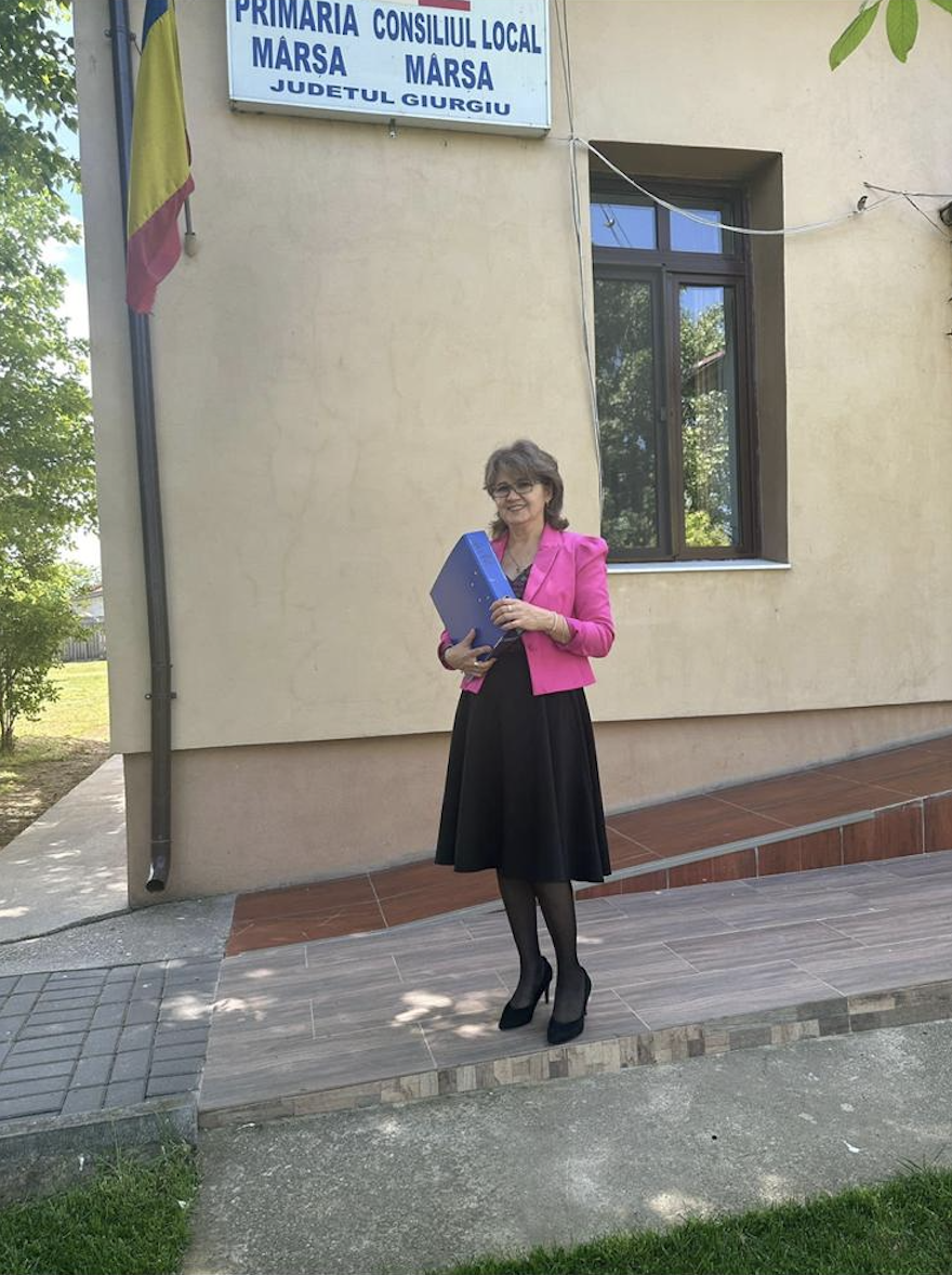 Virginia Drăgan, Primarul Comunei Mârșa